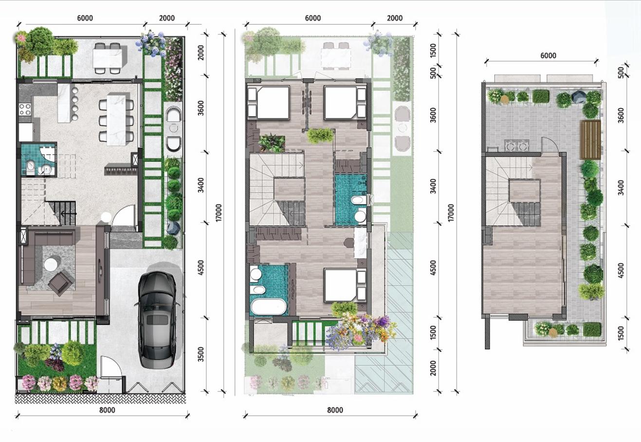 THIẾT KẾ NHÀ VÀ BIỆT THỰ KHU ĐÔ THỊ LAHOME PRODEZI LONG AN