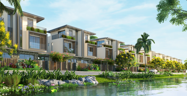 Biệt thự ven kênh CV1