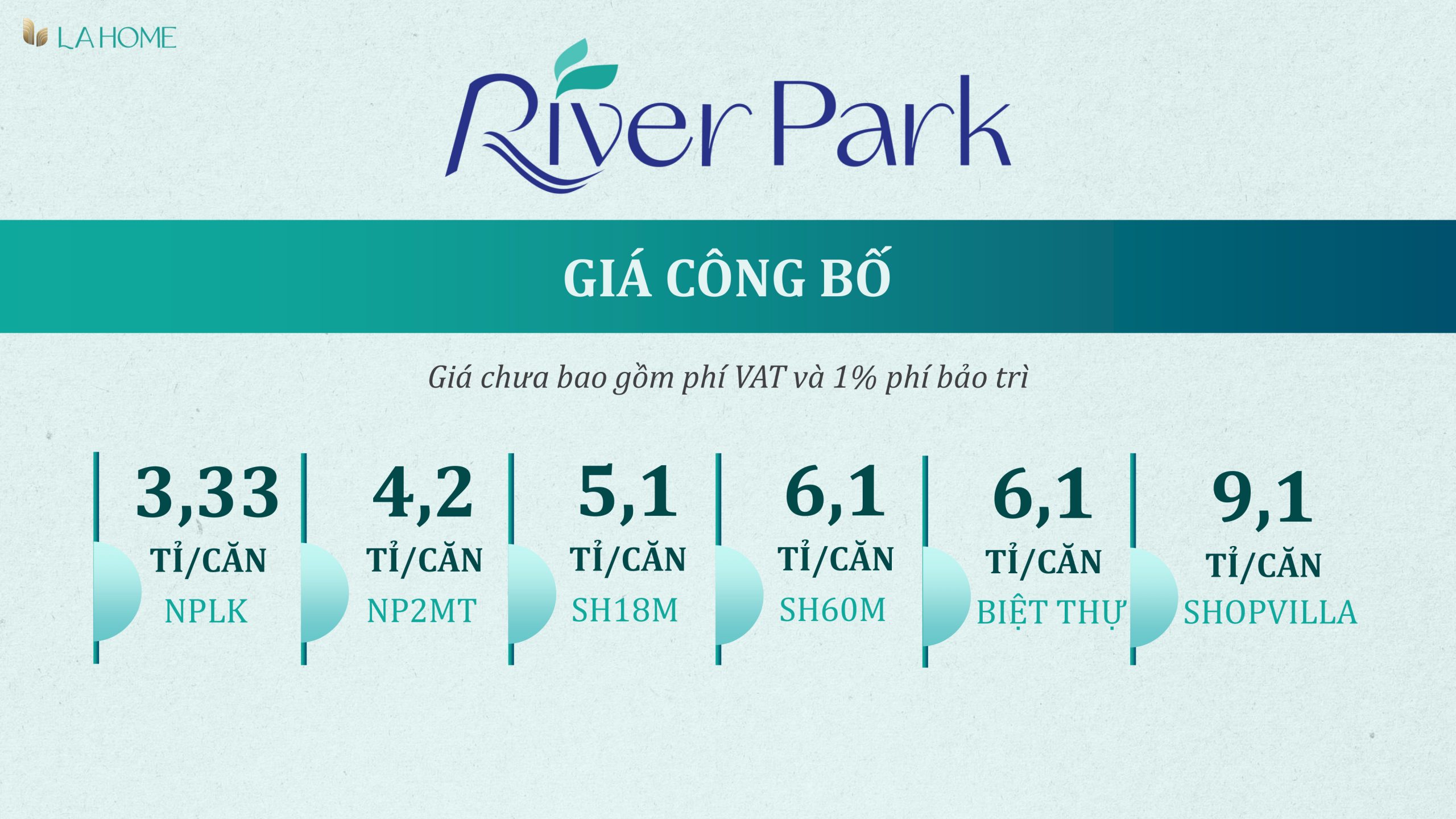 khu đô thị Lahome phân khu RiverPark Prodezi Long An